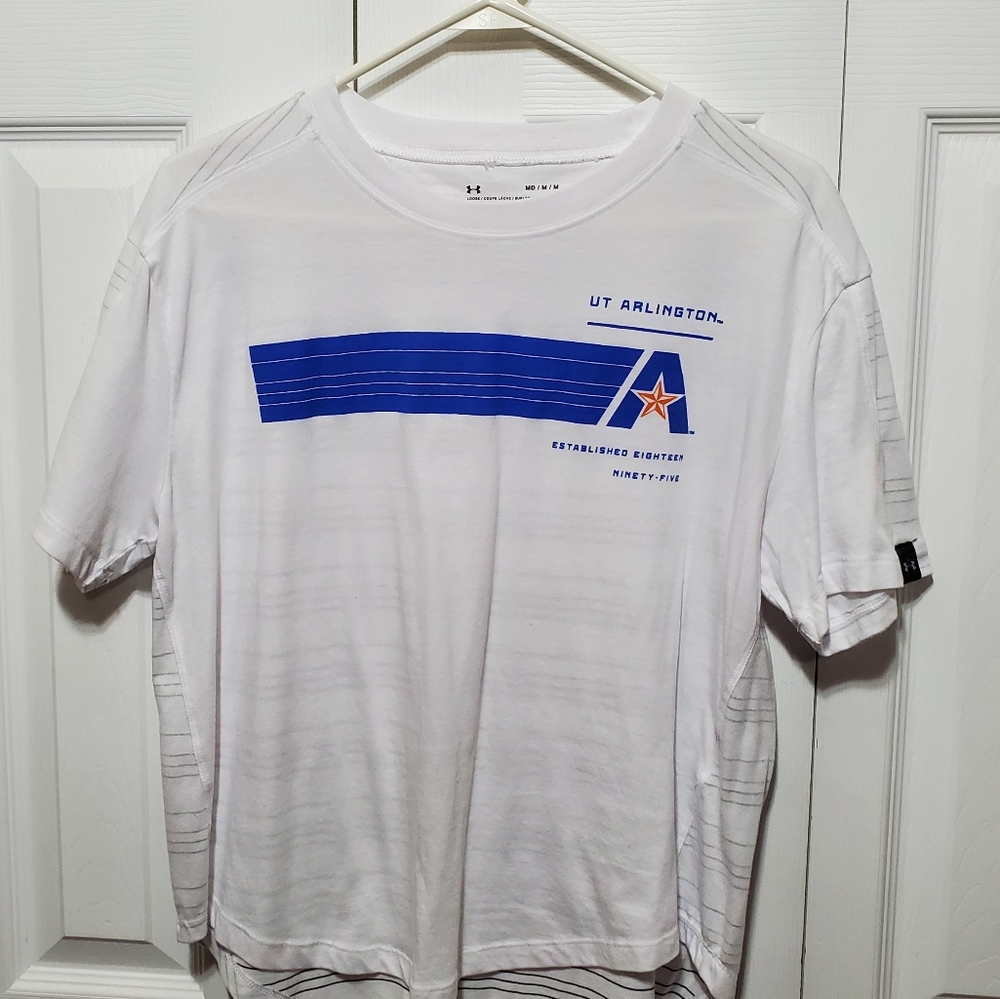 NWOT Under Armour white UT-Arlington t-shirt